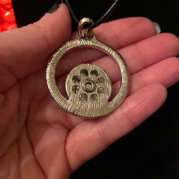 Peace snap button jewelry necklace - Picture 3 of 4